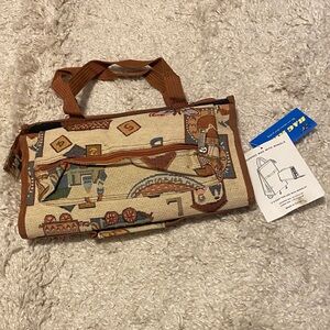 Reusable Collabsible Shopping Bag on wheels w/ Baby Toys Theme